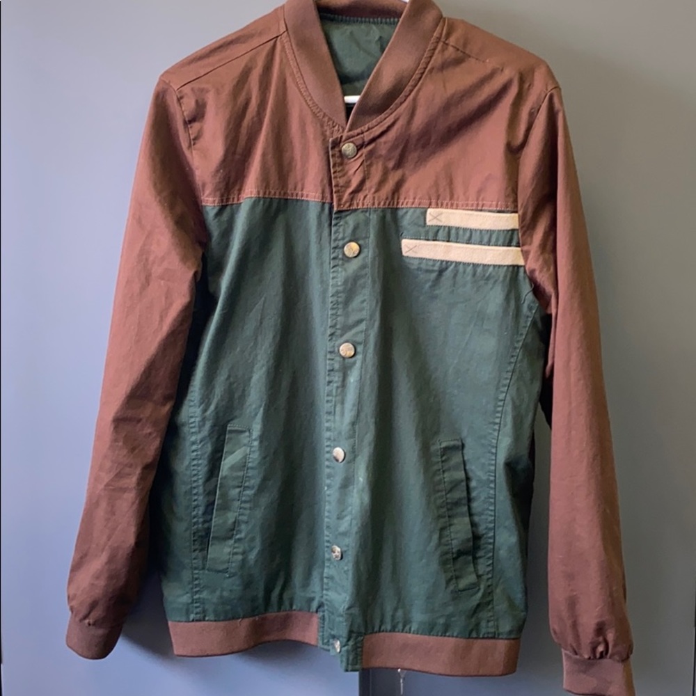 Two Tone Bomber Jacket